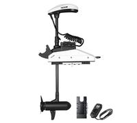 VEVOR Motore per Barca da Traina, Spinta 25 kg, Motore Fuoribordo Elettrico 12 V con GPS, Albero 915 mm, 10 Velocità, Telecomando, Indicatore Batteria LCD, per Kayak, Acqua Dolce Salata