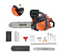 VEVOR Motosega a Gas da 40 cc Motosega a Scoppio 355 mm 1,8 CV Arancione Nero