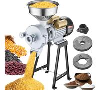 VEVOR 3000W Macina Cereali Elettrico Mulino Farina Mais Grano Uso Umido Secco