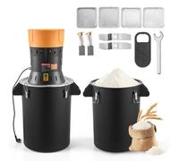 VEVOR Mulino Macina Spezie Elettrico per Cereali Commerciale ad Alta Potenza da 600 W, Polverizzatore da 53 Litri con Lame Affilate Zincate, per Cereali Secchi, Spezie, Chicchi di Caffè, Mais e Pepe