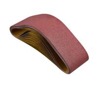 VEVOR Nastro Abrasivo 152 x 1219 mm, Set Nastro Abrasivo, Grana 80, 10 pezzi Nastri Abrasivi in Ossido di Alluminio per Levigatrice a Nastro, Lucidatura dei Legno Metalli non Ferrosi