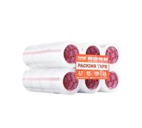 VEVOR Nastro da Imballaggio Trasparente, Anima 76,2 mm 24 Rotoli, 76,2 mm x 65 Iarde, Nastro da Imballaggio Spesso 0,068 mm Nastro da Imballaggio Resistente per Traslochi, Stoccaggio e Imballaggio