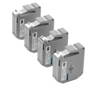 VEVOR Nastro per Etichette, 4 Pezzi, Ricariche per Etichettatrice Nero su Bianco 12 mm, per Vari Tipi di Etichettatrici Brother, Resistente e di Lunga Durata, Sostituzione per Letra Tag M-K231