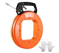 VEVOR Nastro per Pesca, 36,6 m, 3,17 mm, Estrattore di Cavi in Acciaio e Maniglia Ottimizzati, Strumento di Estrazione Cavi, Strumenti Pesca Flessibili per Pareti e Condotti Elettrici, non Conduttivo