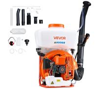 VEVOR Nebulizzatore a Zaino, Motore da 63 cc e 3 CV, Nebulizzatore a Gas con Serbatoio da 16 l, Sistema di Nebulizzazione a Polvere e Liquido per un Efficace Controllo di Giardinaggio e Agricoltura