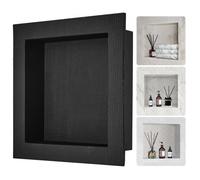 VEVOR Nicchia Doccia da Incasso a Parete 40,64 x 40,64 x 10 cm Mensole per Bagno