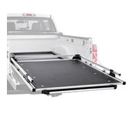 VEVOR Organizzatore Estensibile per Cassone di Camion 1473 x 1040 mm, Cassetto Portaoggetti con Capacità 453,6 kg e 6 Anelli Mobili per il Fissaggio, Vassoio Estraibile per Camion, Nero