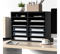 VEVOR Organizzatore per Documenti File in Legno Portadocumenti 12 Scompartimenti