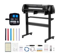 VEVOR Plotter da Taglio Vinile – Larg. 870 mm, doppie lame, forza/velocità reg., con software
