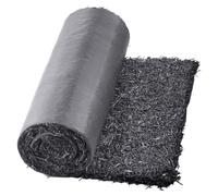 VEVOR Pacciamatura in Gomma per Giardinaggio da 2,44 x 0,56 m Tappetino in Pacciamatura in Gomma Riciclata, Percorso in Gomma Permanente, per Piante, Verdure e Barriera per Giardini Fioriti, Nero