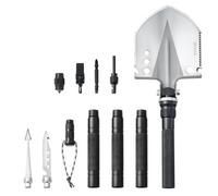 VEVOR Pala da Sopravvivenza, Pala da Campeggio Pieghevole Multiutensile, Pala Compatta Portatile, Multifunzione per Attività all'Aperto e Sopravvivenza, Accessori 13 Pezzi