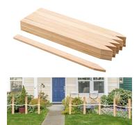 VEVOR Pali in Legno per Recinzione, Picchetti da Giardino in Legno di Abete con Punta Affilata, 12,7 x 38,1 x 609,6 mm, Pali di Recinzione Segnaletici per Confini di Cortili, 25 Pezzi