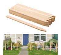 VEVOR Pali in Legno per Recinzione, Picchetti da Giardino in Legno di Abete con Punta Affilata, 12,7 x 38,1 x 609,6 mm, Pali di Recinzione Segnaletici per Confini di Cortili, 25 Pezzi