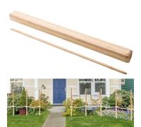 VEVOR Pali in Legno per Recinzione, Picchetti da Giardino in Legno di Abete con Punta Affilata, 17,53 x 12,7 x 1219,2 mm, Pali di Recinzione Segnaletici per Confini di Cortili, 25 Pezzi