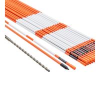VEVOR Pali Marcatori per Passo Carrabile 30 Pezzi Asta Fibra di Vetro 121,5cm
