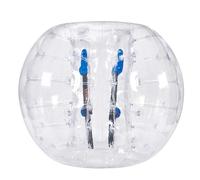 VEVOR Palla Paraurti Gonfiabile, Antiurto per Gioco, 1 Pezzo, 1,5 m x 1,2 m, Trasparente, in PVC per Rimbalzo a Bolle, Attività all'Aperto