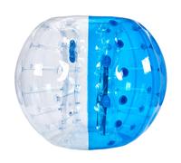 VEVOR Pallina Gonfiabile Paraurti Diametro 1,5m Trasparente Blu Pallone Gioco