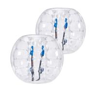 VEVOR Pallina Gonfiabile per Paraurti 2 Pezzi, Palline per Gioco Diametro 1,2 m per Adolescenti e Adulti, Palline a Bolle Gonfiabile Trasaprente in PVC Spessore 0,8 mm, Pallone Paraurti in PVC