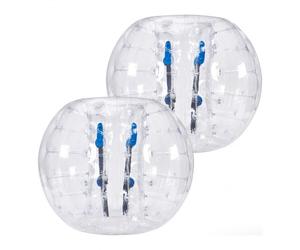 VEVOR Pallina Gonfiabile per Paraurti 2 Pezzi, Palline per Gioco Diametro 1,2 m per Adolescenti e Adulti, Palline a Bolle Gonfiabile Trasaprente in PVC Spessore 0,8 mm, Pallone Paraurti in PVC