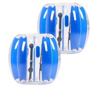 VEVOR Palline Paraurti Gonfiabili, Vestito Portatile di Pallone da Sumo per Sport all'Aperto Gioco di Squadra, Giocattolo per Giardino Cortile da Calcio per Attività Striscia Blu 0,9 m 2 Pezzi