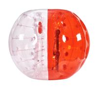 VEVOR Pallone Paraurti 1,2mx1,03m Palla Gonfiabile Trasparente Rimbalzo Rosso