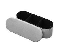 VEVOR Panca Contenitore Ovale Cassapanca Pieghevole Panca Pieghevole Imbottita Carico max. 299,37 kg per Letto con Ampio Spazio di Stoccaggio per Soggiorno, Camera da Letto, Ingresso, Grigio