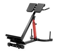 VEVOR Panca Iperestensione Sedia Romana, Macchina di Estensione Regolabile 158 kg, Attrezzatura per Muscoli Posteriori della Coscia, Parte Addominale, Panca Allenamento Palestra Domestica