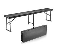 VEVOR Panca Pieghevole Plastica Panca Portatile Esterni Picnic Giardino 183 cm