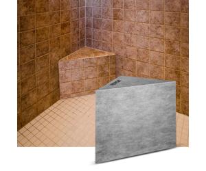 VEVOR Panca Triangolare ad Angolo per Doccia Bagno Impermeabile EPS Carico 200kg