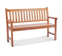 VEVOR Panchina da Esterno, Panca da Giardino in Legno da 127 cm Esterni, Panchina con capacità di Carico 363 kg con Schienale Braccioli, Panca da Patio per Giardino, Parco, Cortile, Portico Anteriore