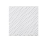 VEVOR Pannelli da Parete 3D, 12 Pezzi 500 x 500 x 25,6 mm 2,97 m², Piastrelle Artistiche da Parete Stile Moderne Linee, Pannello per Soffitto Sala, Decorazione Interni, Colore Bianco Opaco