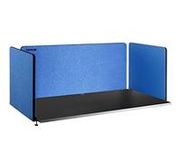 VEVOR Pannelli Fonoassorbenti, 60'' 3 Pannelli Isolamento Acustico, Pannello Divisorio da Scrivania in Fibra di Poliestere, Blu Navy, Divisorio Acustico da Scrivania, per Uffici, Sale Conferenze