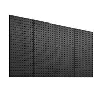 VEVOR Pannelli Forati in Metallo, Pannello Forato 609,6 x 304,8 x 19 mm, 4 Pannelli, Organizer da Parete per Pannelli Forati in Acciaio Resistente, per Soggiorno, Garage, Banco da Lavoro, Ufficio