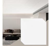 VEVOR Pannelli per Controsoffitto 603 x 603 mm Pannelli per Soffitto Confezione 12, Buona flessibilità, Facile Installazione, Rivestimento per Soffitto per Decorazione di Casa/Ufficio, Bianco Liscio