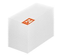 VEVOR Pannelli per Serre in Policarbonato per Tetti 24 Pezzi, 1210 x 605 x 4 mm, Coperture in Plastica Ondulata Impermeabile e Protetta dai Raggi UV, Lastre Trasparenti per Coperture Urti per Serre