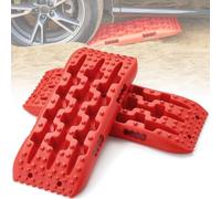 VEVOR Pannelli Trazione per Veicoli Materiale PP, Pannelli di Recupero per ATV/Automobili/Pickup/SUV/RV, Tappetini Trazione 692 x 278 x 68 mm per Pneumatici su Neve, Sabbia, Fango e Terreno Sciolto