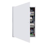 VEVOR Pannello di Accesso da Parete, Pannello per Ispezione per Impianti Idraulici Elettrici da Parete Dimensioni Generali 64 x 84 cm, Sportello di Manutenzioone Placca in Acciaio Zincato, Bianco