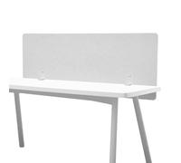 VEVOR Pannello Divisorio per Scrivania, da Ufficio con Morsetto 1524 x 610 mm, Pannello Divisorio per Cubicoli in PET, per Postazione di Lavoro con 2 Morsetti a C per Ufficio, Biblioteca