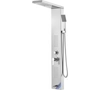 VEVOR Pannello Doccia 5 Modalità, Torre Doccia LED, Pioggia, Cascata, 2 Getti Ma