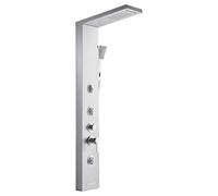 VEVOR Pannello Doccia Sistema a Torre, con Soffione Doccia a Pioggia, 1345 mm Colonna in Acciaio Inox, Sistema Massaggio a Parete, con Doccetta, Beccuccio per Vasca, 3 Getti Corporei