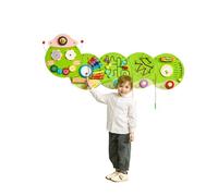 VEVOR Pannello Sensoriale Montessori da Parete, Pannello con 12 attività Interattive per Bambini, Gioco Educativo in Legno per Bambini 3-12 Anni, Centro di Apprendimento per Sala Giochi, Asilo e Aula