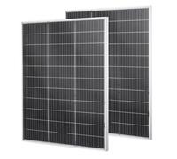 VEVOR Pannello Solare Fotovoltaico Monocristallino 100W Tipo N Telaio Alluminio
