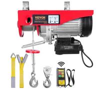 VEVOR Paranco Elettrico a Leva Telecomando Senza Filo 1150 W Carico Max. 600 kg