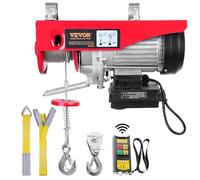 VEVOR Paranco Elettrico a Leva Telecomando Senza Filo 1150 W Carico Max. 600 kg