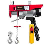 VEVOR Paranco a Leva Elettrico 510 W Carico Max. da 250 kg Altezza di Sollevamento 12 m Motore Rame Puro con Telecomando, Paranco Elettrico a Leva per Sollevamento Carico Velocità 10 m/min da Garage