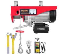 VEVOR Paranco Elettrico a Leva con Telecomando Senza Filo 510W Carico Max. 250kg