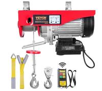 VEVOR Paranco Elettrico a Leva Telecomando Senza Filo 1450W Carico Max. 800kg