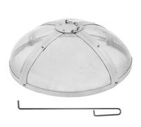 VEVOR Rotondo Firepit Spark Screen Cover Coperchio Acciaio Inox Legna 27"
