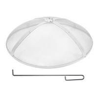 VEVOR Parascintille Rotondo per Braciere 36", Copertura in Metallo in Acciaio Rinforzato per Carichi Pesanti, Coperchio per Braciere da Esterno, Coperture Superiore Rotonde Maniglia Anello