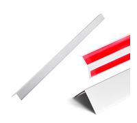 VEVOR Paraspigoli in Acciaio Inox 50 x 50 x 1217 mm, Confezione da 12 pezzi, Profilo Angolare per Muro a 90° con Nastro Adesivo, Protezione dagli Urti per Pareti di Soggiorno, Ufficio